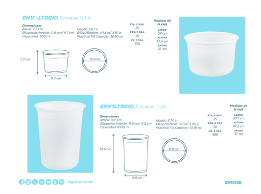Bio Plastic Cup 33.8 fl oz