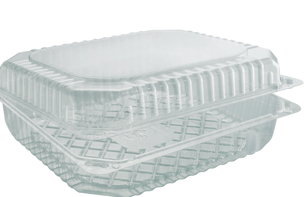 PS Clear Container 8.58 in x 7.60 in