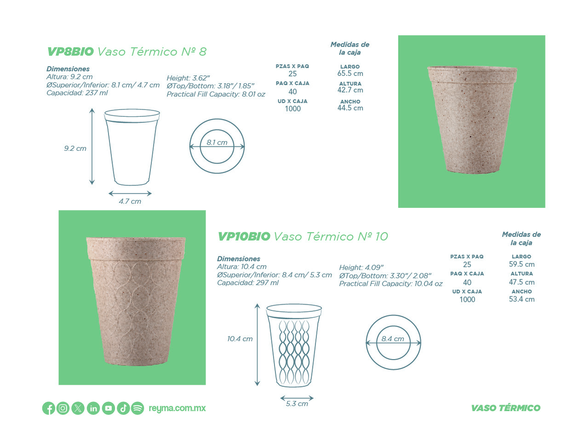 Bio Foam Cup 10.0 fl oz