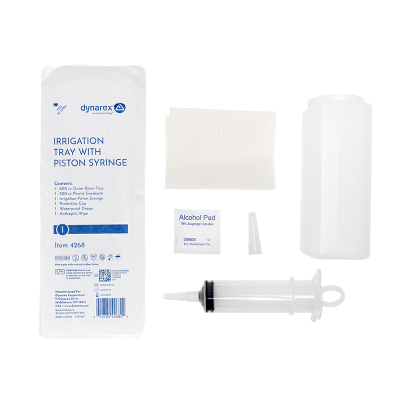 Irrigation Tray with 60cc Piston Syringe