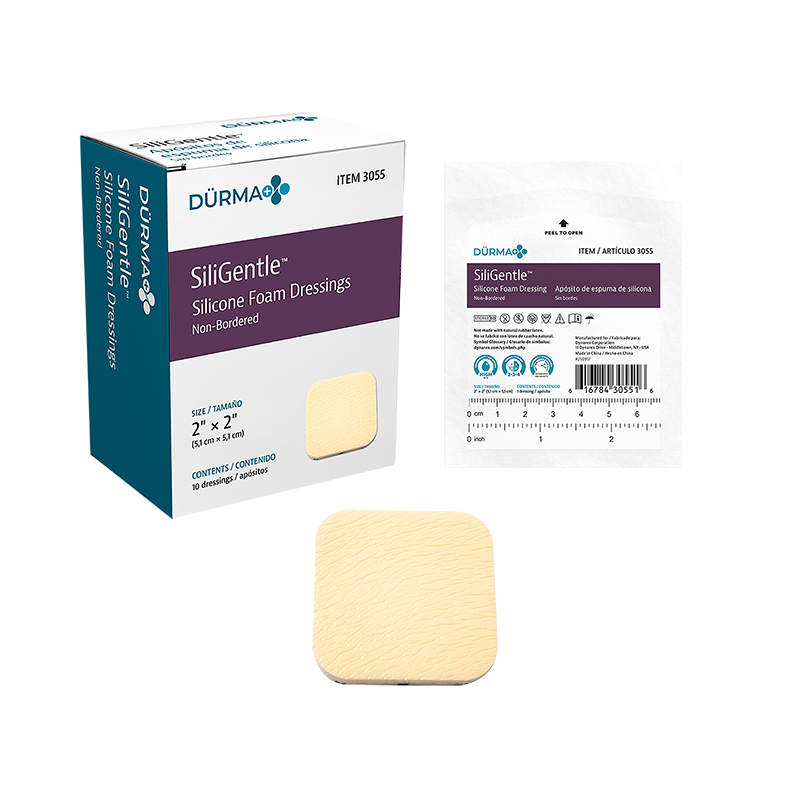 SiliGentle - Non-Adhesive Silicone Foam Dressing